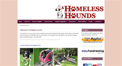 Desktop Screenshot of homelesshounds.org.uk